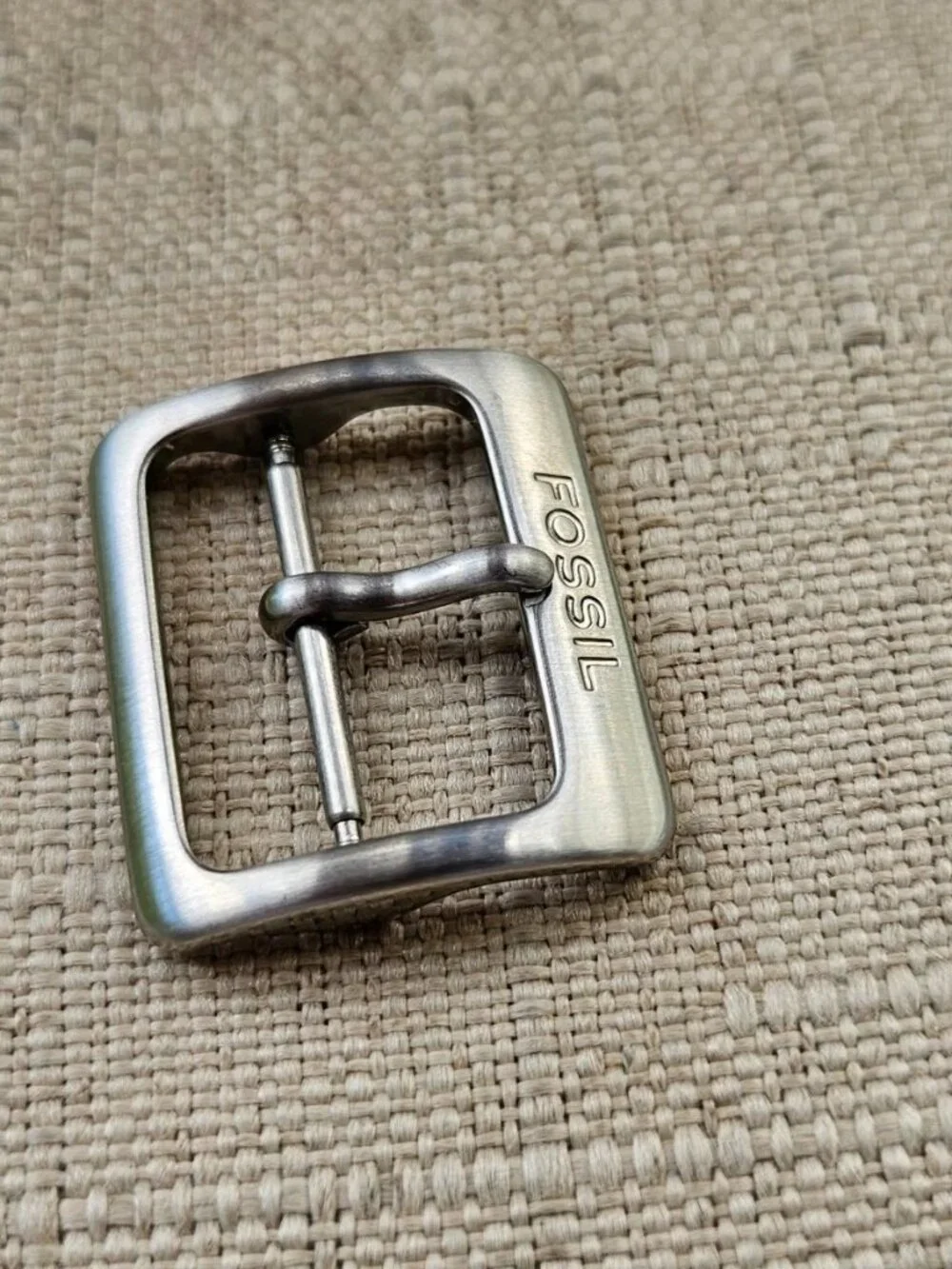 Fossil Strap Buckle Silver Tone Replacement Buckle for Watch Band Size